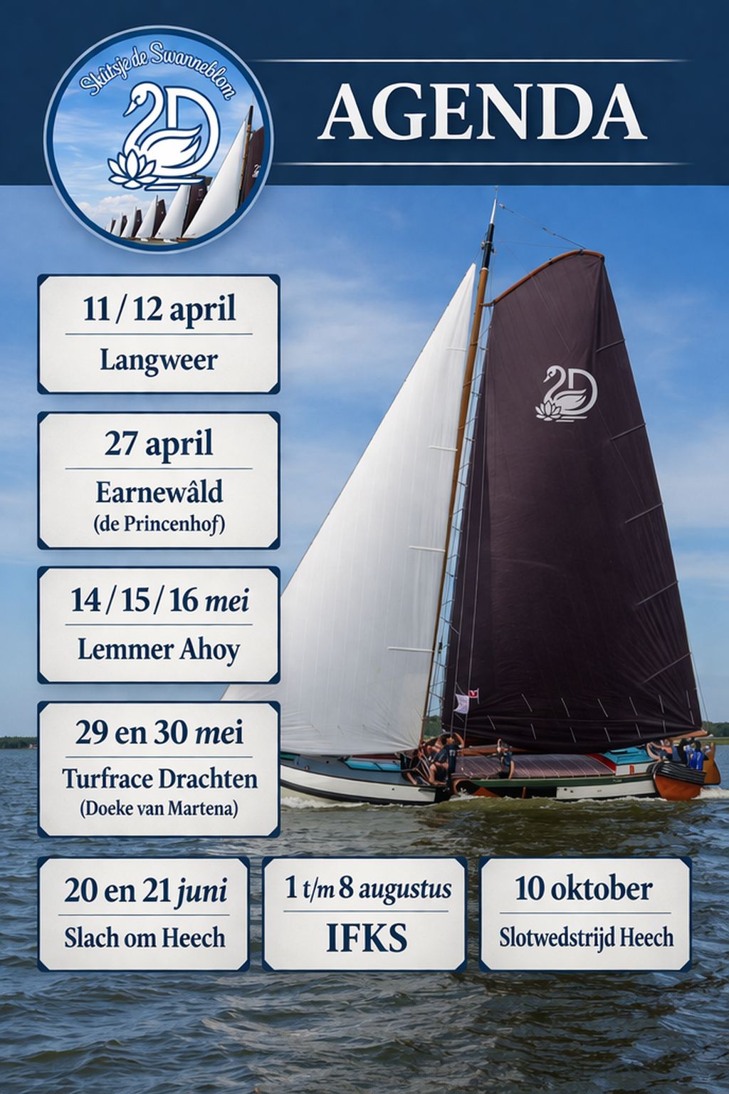 agenda wedstrijden